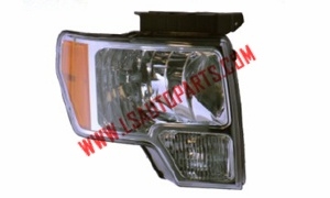 PICK UP'09-'14 Headlamp  chromed/Amber reflector/H13/3157A/W5W