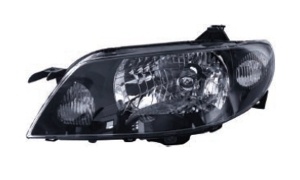 Mazda 323 головной светильник черный
