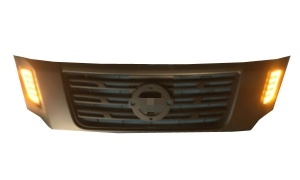 Решетка Nissan Navara 2014 с лампой включения Drl 3