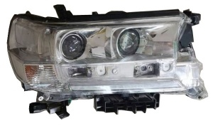 Land Cruiser 2012 налобный фонарь полностью светодиодный белый модифицированный