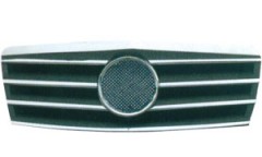 Mercedes-Benz W210 '95 -'98 передняя решетка (черный, спортивный тип)