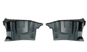 щит outlander'08 под двигатель (л / р, пластик)