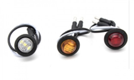 3led круглый боковой свет