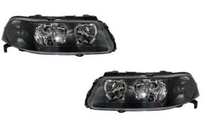 Pointer Gti 2000-2005 Doble Foco Fondo HEAD LAMP BLACK