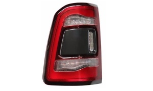 RAM 1500 2019-2021 TAIL LAMP LED W/O BLIND SPOT DETESTION BLACK  TRIM