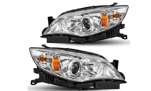 IMPREZA 2008-2009 HEAD LAMP（USA,CHROME BEZEL）