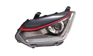 2018 D-MAX HEAD LAMP WITH GRAY STRIP RHD