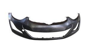 elantra '14 передний бампер без номерного знака