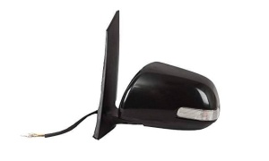 INNOVA'12-'15 SIDE MIRROR 7 LINES BLACK POWER+LED LAMP+FOLD RHD
