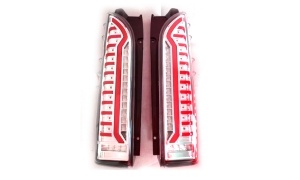 Toyota HIACE '05-'18 Tail Lamp white+red Streamer lamp